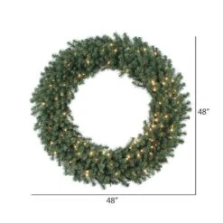 Vickerman Pre-Lit Artificial Christmas Wreath (03853) -Roman Sales Store 038532md