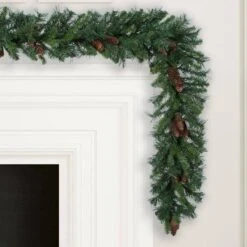 Vickerman Unlit Artificial Christmas Garland With 30 Pine Cones (04096) -Roman Sales Store 040964md