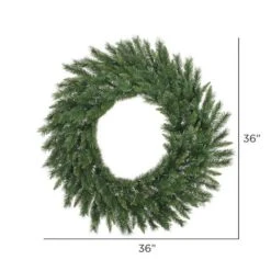 Vickerman Artificial Unlit Christmas Wreath (05519) -Roman Sales Store 055192md