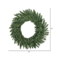 Vickerman Artificial Unlit Christmas Wreath (12196) -Roman Sales Store 121962md