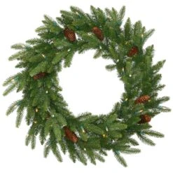 Vickerman Pre-Lit Artificial Christmas Wreath (15093)