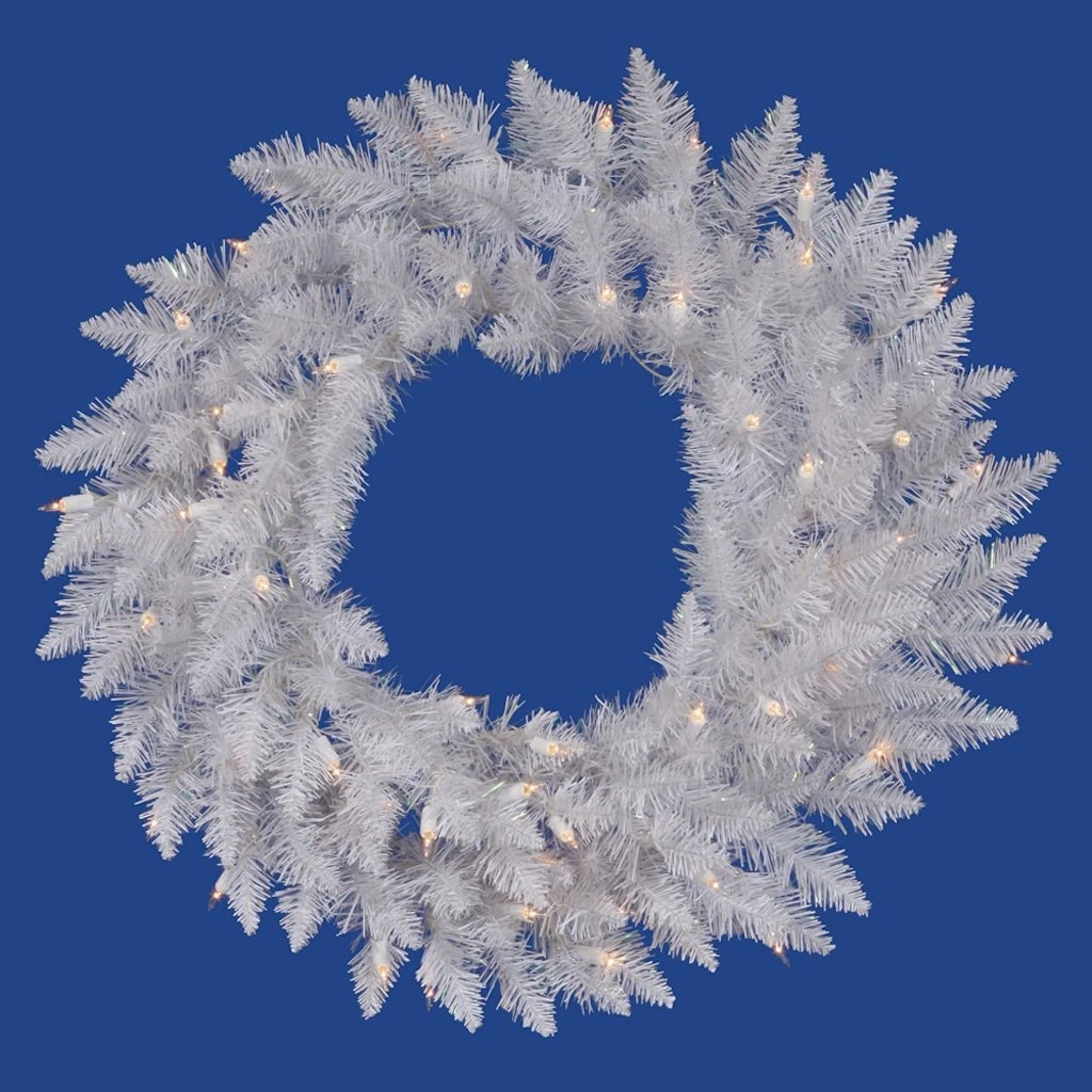 Vickerman Artificial Pre-Lit Christmas Wreath (18463) 1 Vickerman Artificial Pre-Lit Christmas Wreath (18463)
