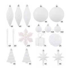 Vickerman Christmas Tree Ornament Set (212226)