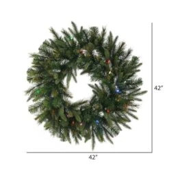 Vickerman Pre-Lit Artificial Christmas Wreath (22170) -Roman Sales Store 221702md