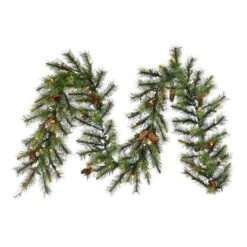 Vickerman Pre-Lit Artificial Christmas Garland With Pine Cones (22356)
