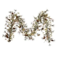 Vickerman Pre-Lit Artificial Christmas Garland With Pine Cones (22443)