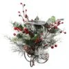 Vickerman Christmas Candle Holder For 4" Candle (24611)
