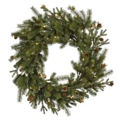 Vickerman Pre-Lit Artificial Christmas Wreath (27444)
