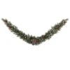 Vickerman Pre-Lit Artificial Christmas Swag Garland With Red Berries (27788)