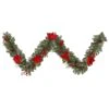 Vickerman Pre-Lit Artificial Christmas Garland With Red Berries & Natural Pine Cones (27930)