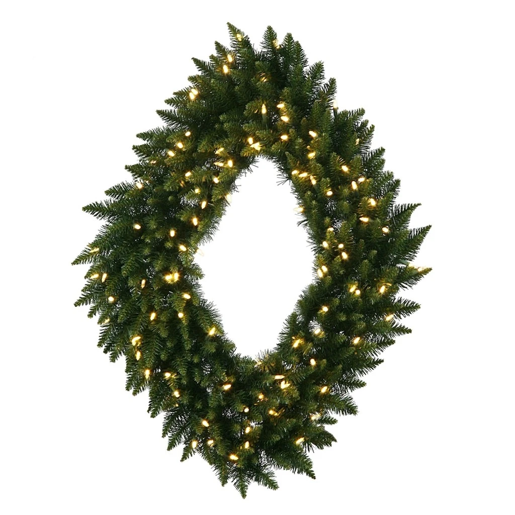 Vickerman Pre-Lit Artificial Christmas Wreath (30439) 1 Vickerman Pre-Lit Artificial Christmas Wreath (30439)