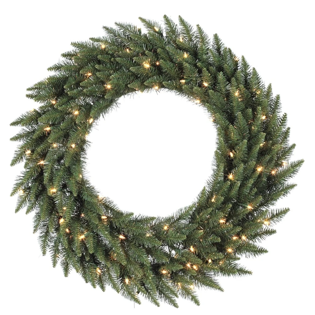 Vickerman Pre-Lit Artificial Christmas Wreath (306918) 1 Vickerman Pre-Lit Artificial Christmas Wreath (306918)