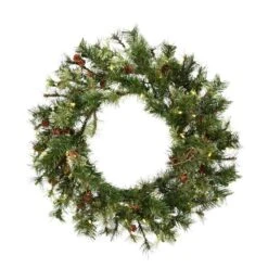 Vickerman Pre-Lit Artificial Christmas Wreath (309843)