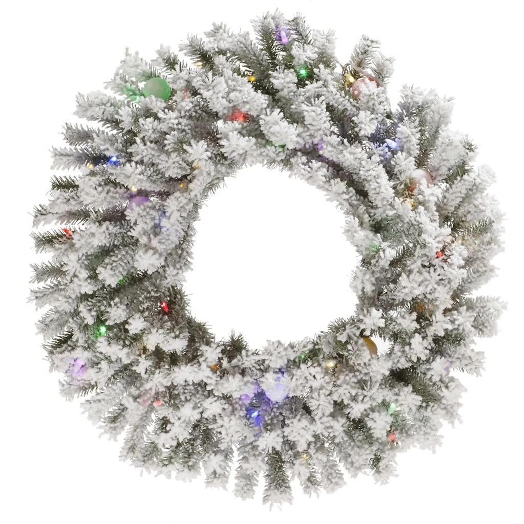 Vickerman Pre-Lit Artificial Christmas Wreath (32358) 1 Vickerman Pre-Lit Artificial Christmas Wreath (32358)