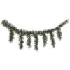 Vickerman Unlit Artificial Christmas Garland With Berries And Pine Cones (324615)