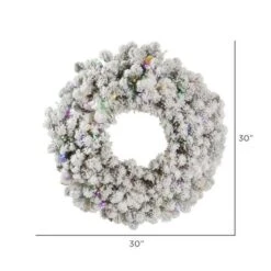 Vickerman Pre-Lit Artificial Christmas Wreath (32874) -Roman Sales Store 328742md
