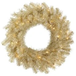 Vickerman Pre-Lit Artificial Christmas Wreath (33106)