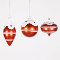 Vickerman Christmas Tree Ornament (3 Pack) (33521)