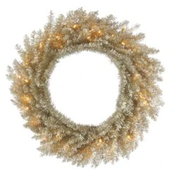 Vickerman Pre-Lit Artificial Christmas Wreath (370025)