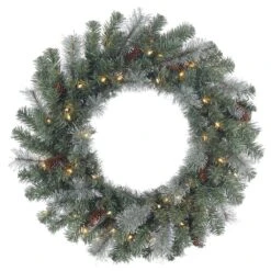 Vickerman Pre-Lit Artificial Christmas Wreath (370186)