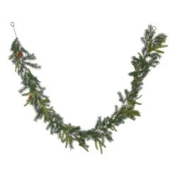 Vickerman Unlit Artificial Christmas Garland With Pine Cones (371749)