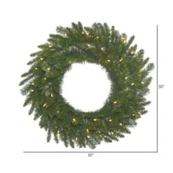 Vickerman Pre-Lit Artificial Christmas Wreath (383391) -Roman Sales Store 3833912md