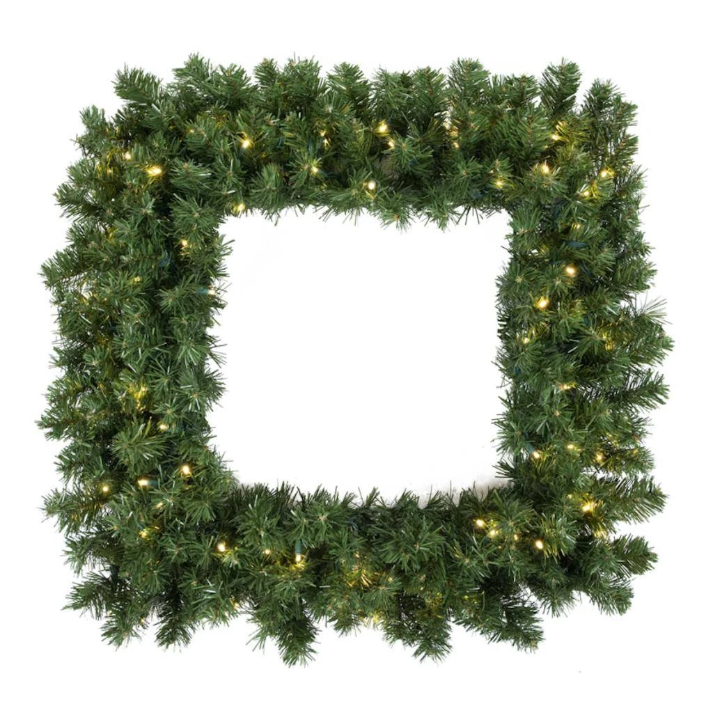 Vickerman Pre-Lit Artificial Christmas Wreath (398609) 1 Vickerman Pre-Lit Artificial Christmas Wreath (398609)