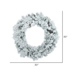 Vickerman Unlit Artificial Christmas Wreath (408674) -Roman Sales Store 4086742md