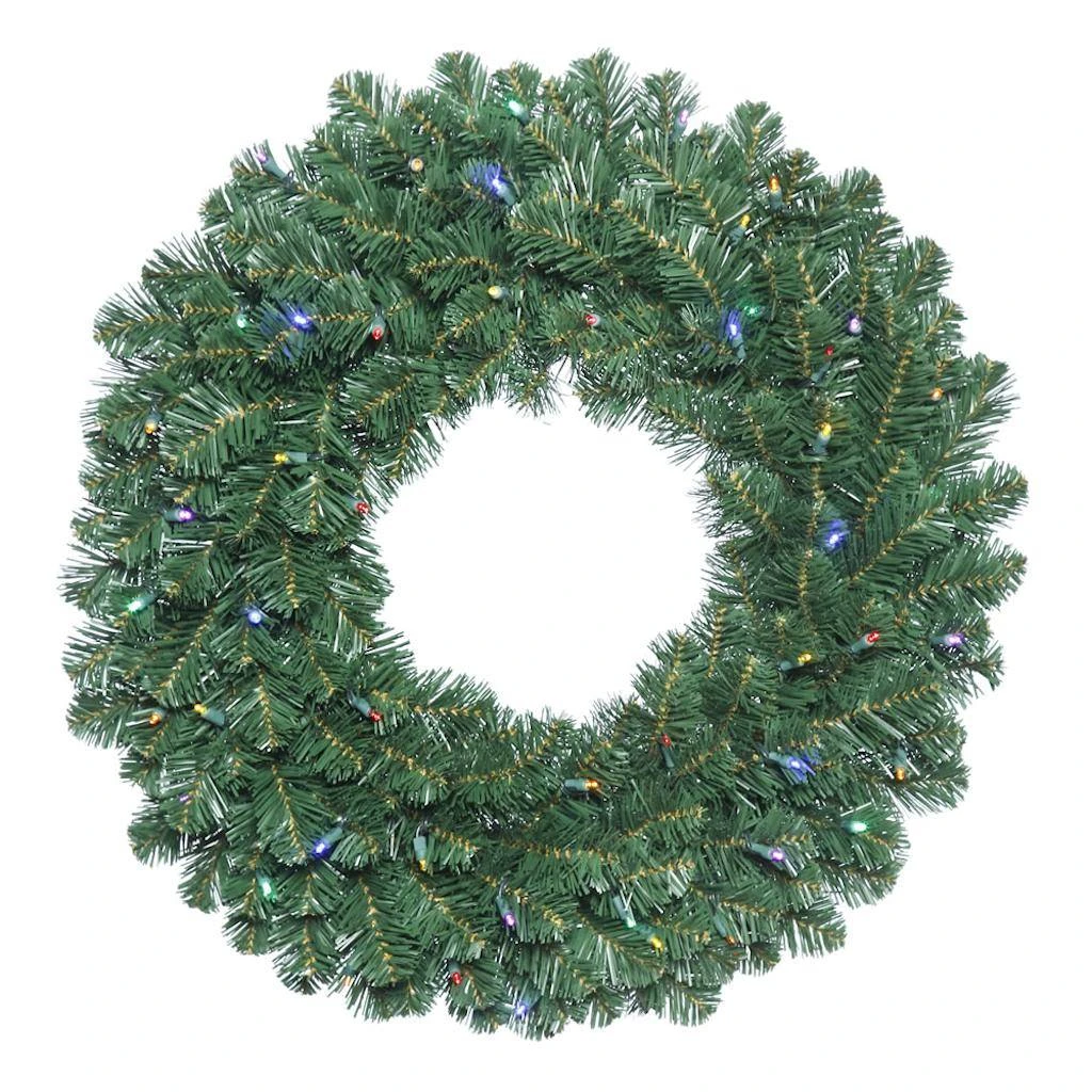 Vickerman Artificial Prelit Christmas Wreath (420096) 1 Vickerman Artificial Prelit Christmas Wreath (420096)