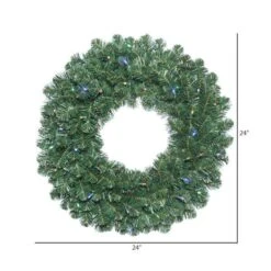 Vickerman Prelit Artificial Christmas Wreath (420133) -Roman Sales Store 4201332md