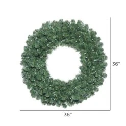 Vickerman Unlit Artificial Christmas Wreath (420621) -Roman Sales Store 4206212md