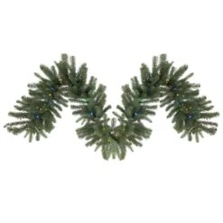 Vickerman Prelit Artificial Christmas Garland With Timer (455999)