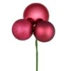 18" - Berry Red - Pick - Christmas Decoration (4 Pack)