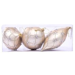 Vickerman Christmas Tree Ornament (Set Of 3) (620663)