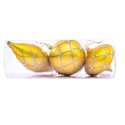 Vickerman Christmas Tree Ornament (Set Of 3) (620670)