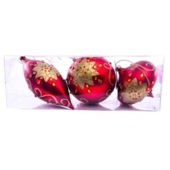 Vickerman Christmas Tree Ornament (Set Of 3) (620779)