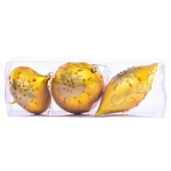 Vickerman Christmas Tree Ornament (Set Of 3) (620823)