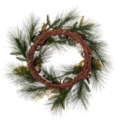 Vickerman Artificial Unlit Artificial Christmas Wreath (675793) -Roman Sales Store 675793backmd