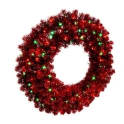 Vickerman Prelit Artificial Christmas Wreath (676387) -Roman Sales Store 676387frontmd