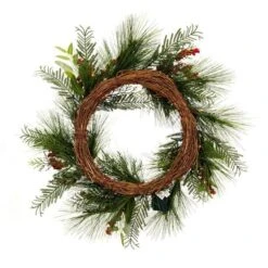 Vickerman Pre-Lit Artificial Christmas Wreath (676493) -Roman Sales Store 676493backmd