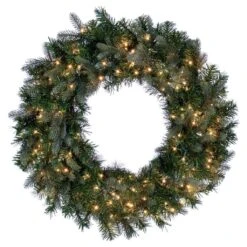 Vickerman Unlit Artificial Christmas Wreath (692400)