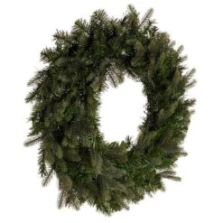 Vickerman Artificial Unlit Christmas Wreath (692301) -Roman Sales Store 692424anglemd
