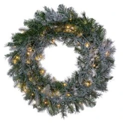 Vickerman Pre-Lit Artificial Christmas Wreath (693018) -Roman Sales Store 692967backmd 1