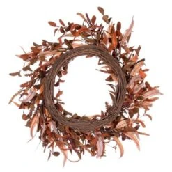 Vickerman Artificial Unlit Christmas Wreath (695296) -Roman Sales Store 695296backmd