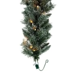 Vickerman Pre-Lit Artificial Christmas Garland With Red Berries (713303) -Roman Sales Store 713303bottommd