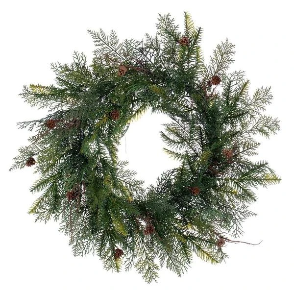 Vickerman Unlit Artificial Christmas Wreath (726211) 2 Vickerman Unlit Artificial Christmas Wreath (726211) - Image 2
